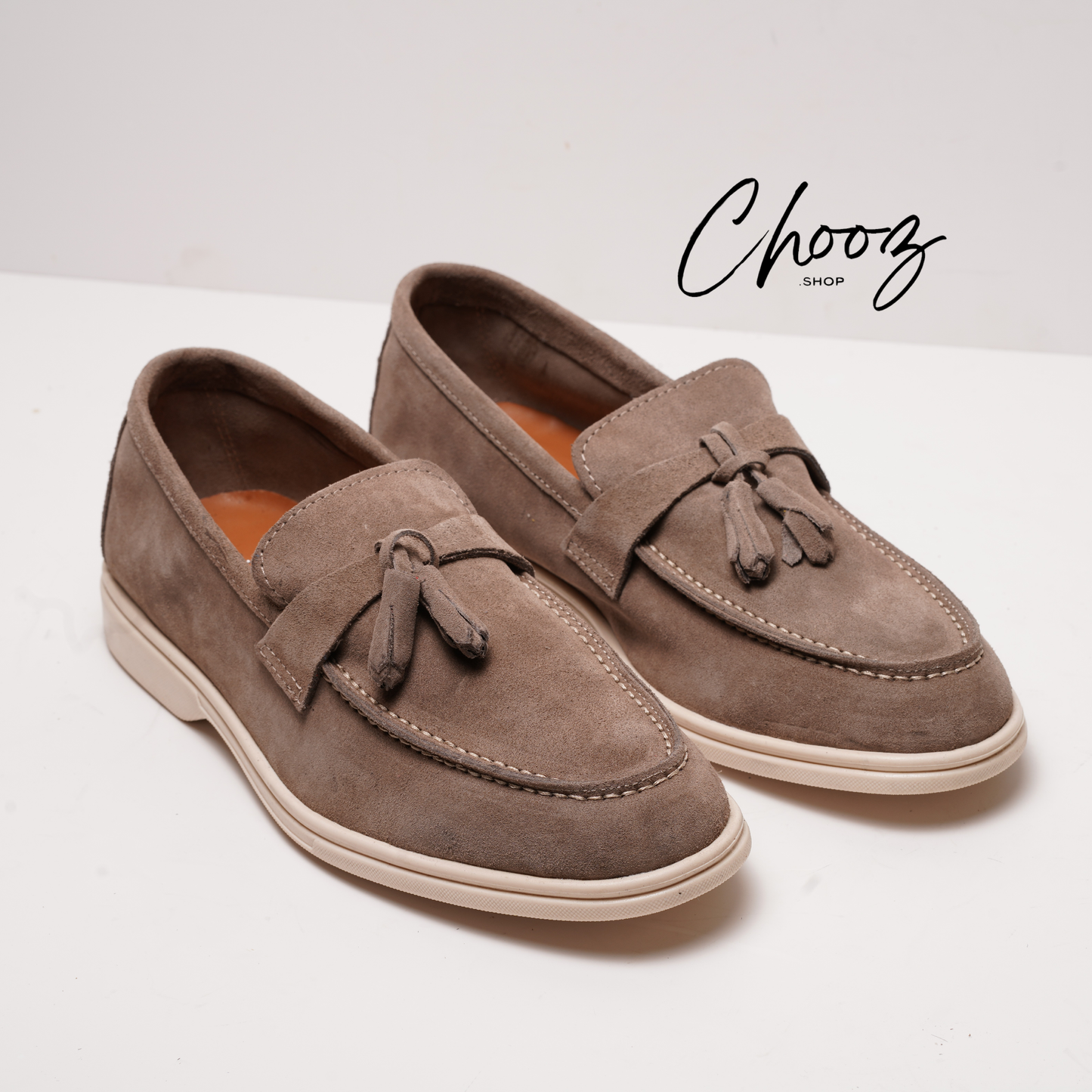 Old Money Mocassin 093 Camoscio Gris made in Italy