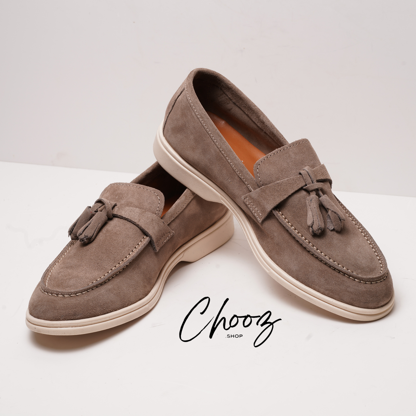 Old Money Mocassin 093 Camoscio Gris made in Italy