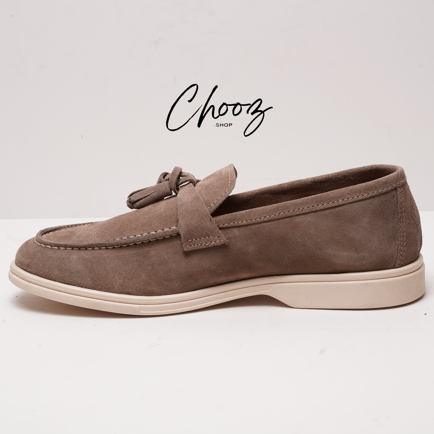 Old Money Mocassin 093 Camoscio Gris made in Italy