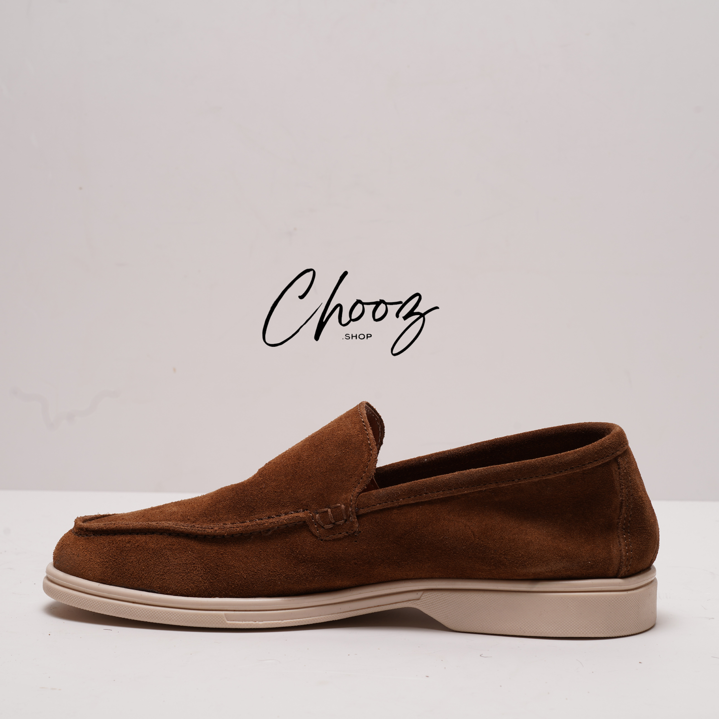 Old Money Mocassin 091 Camoscio Marron made in Italy