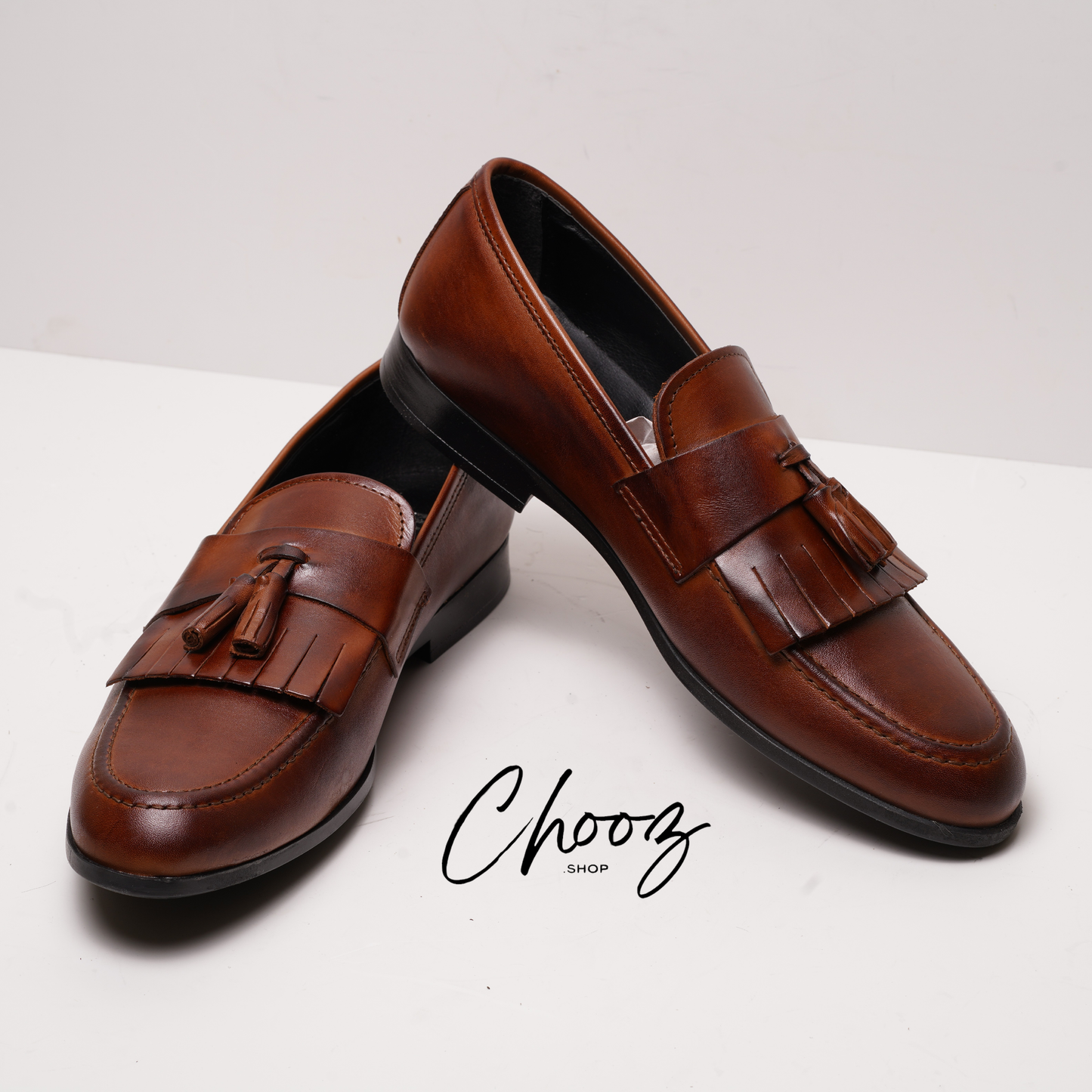 Monk con frangia Marrone Made in Italy