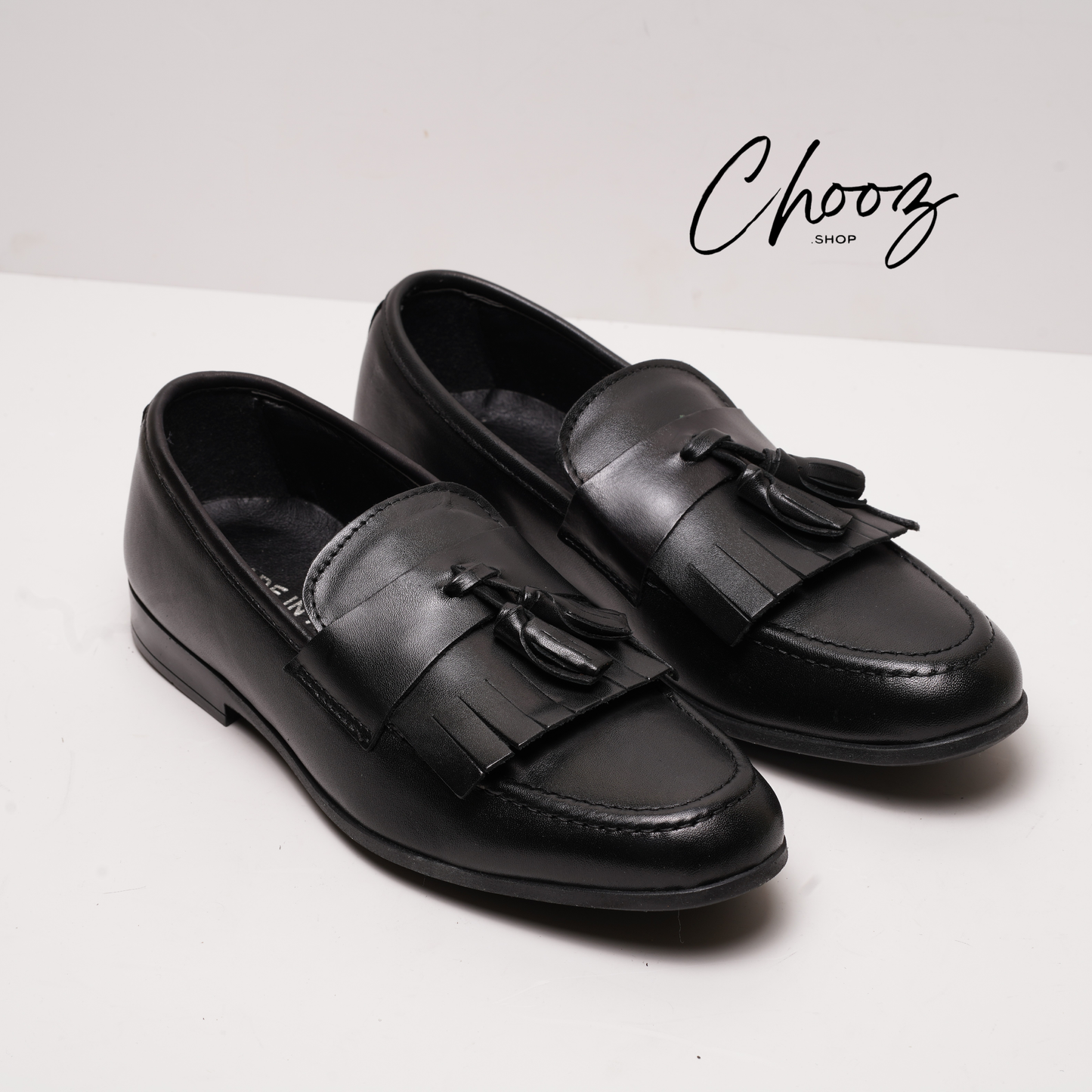 Monk con frangia Nero Made in Italy