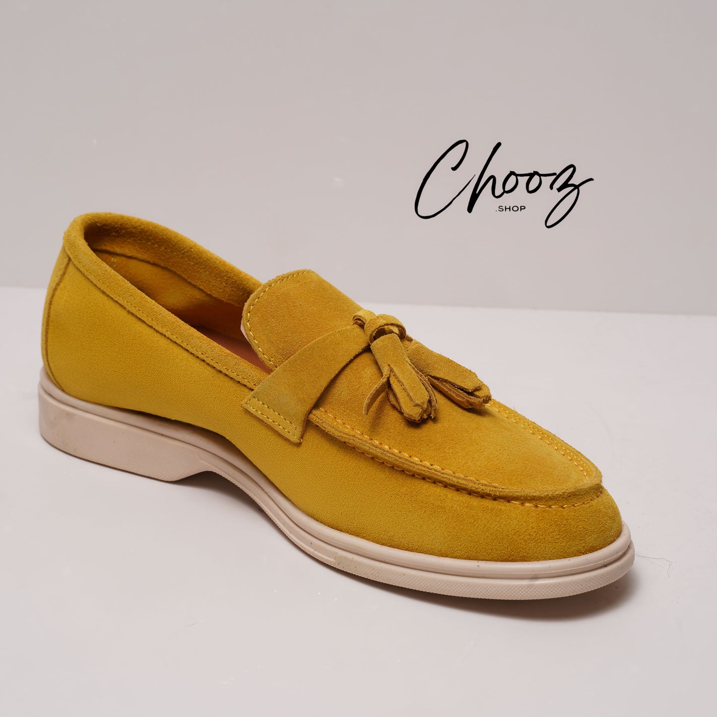 Old Money Mocassin 093 Camoscio Jaune made in Italy