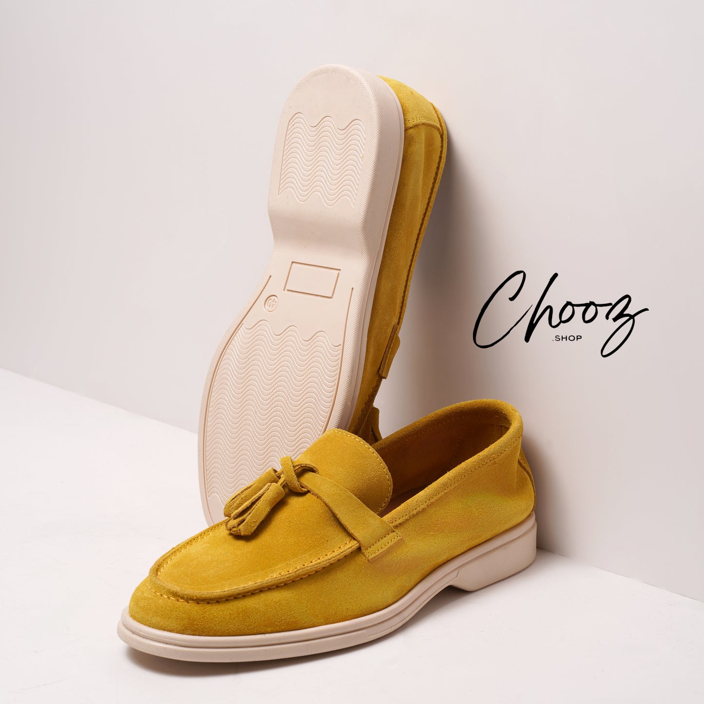 Old Money Mocassin 093 Camoscio Jaune made in Italy