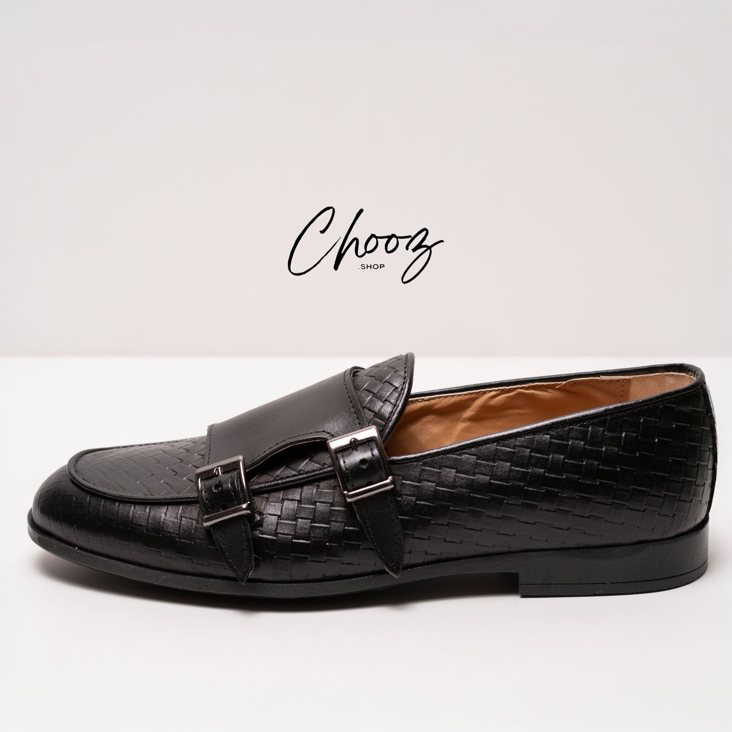 Monk doppia fibbia Nero Made in Italy