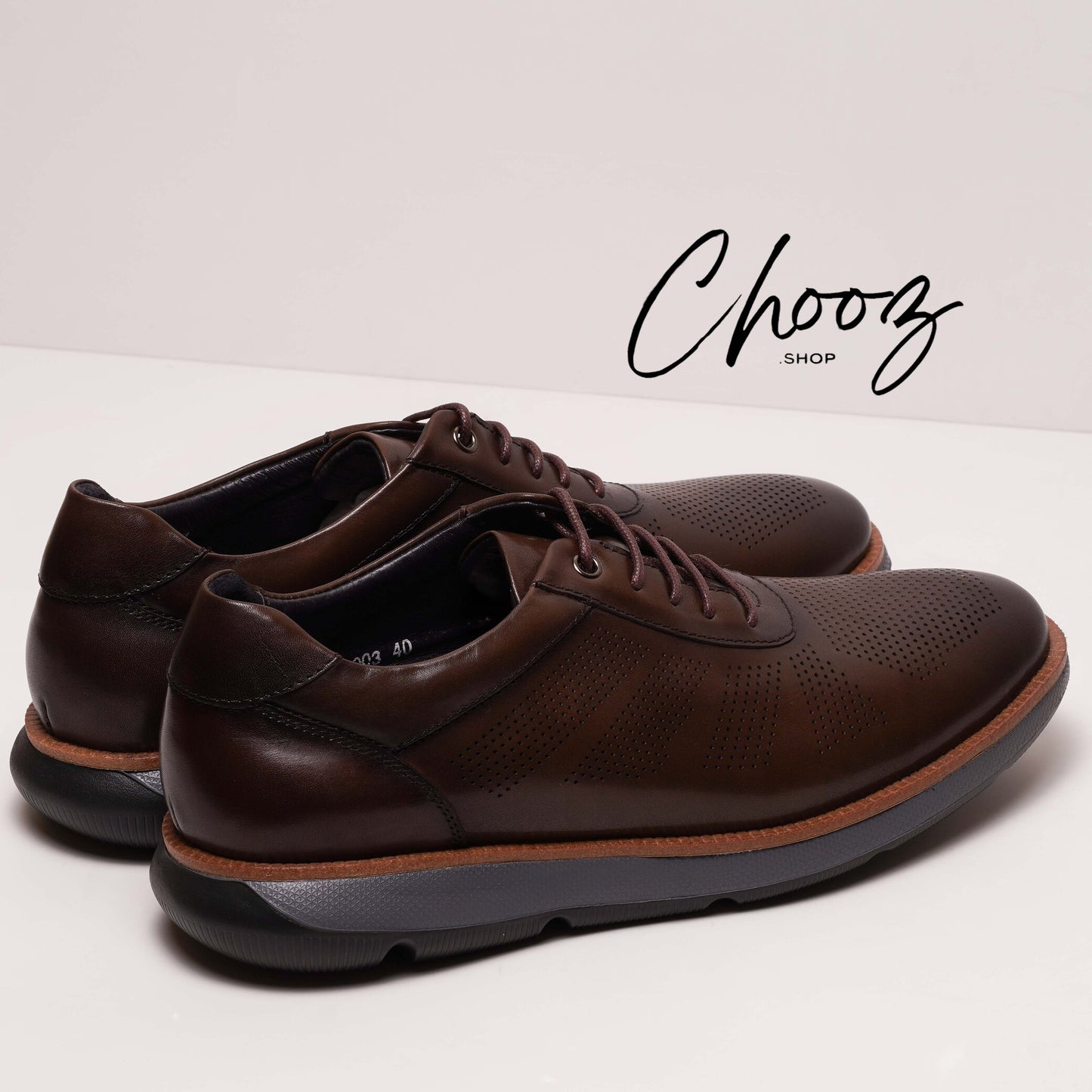 Fabio Lorenzi Réf: Y280-003 Coffee Chaussure Cuir Semelle polyuréthane