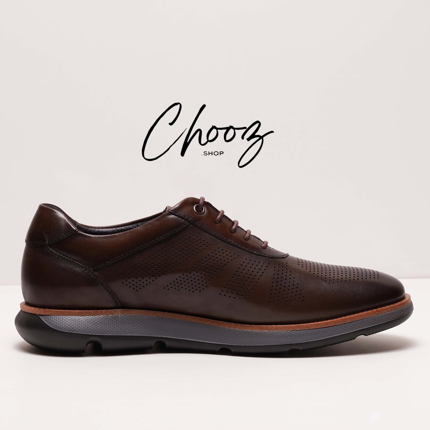 Fabio Lorenzi Réf: Y280-003 Coffee Chaussure Cuir Semelle polyuréthane