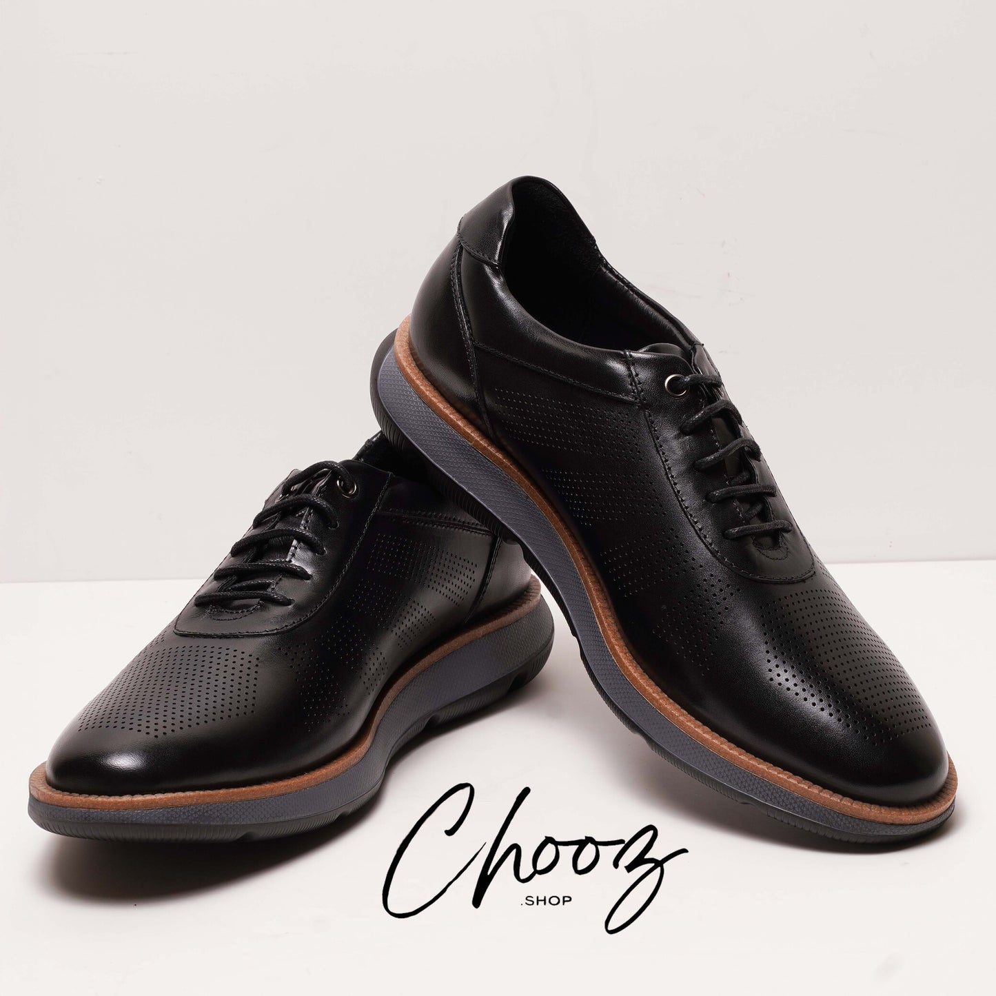 Fabio Lorenzi Réf: Y280-003 Noir Chaussure Cuir Semelle polyuréthane