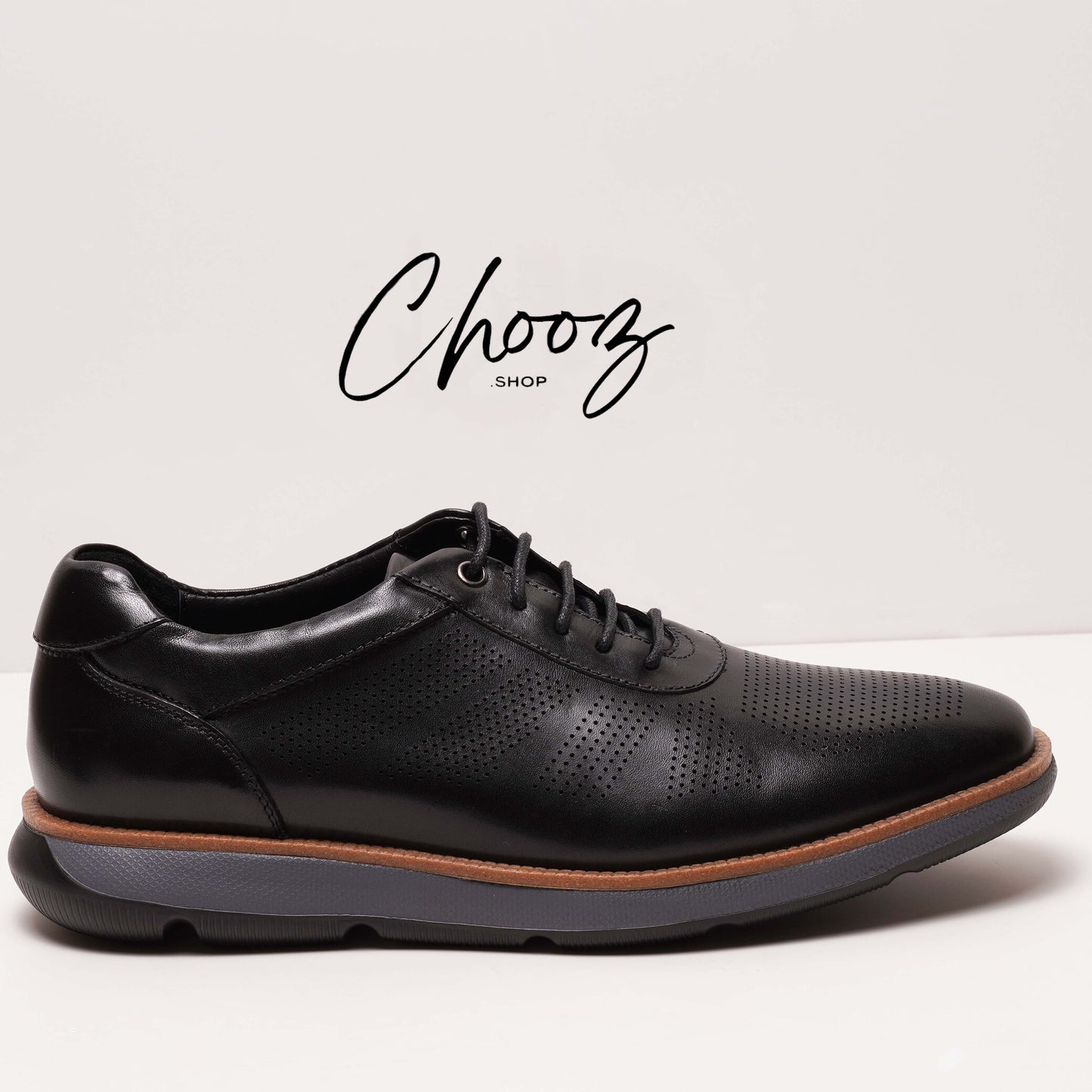 Fabio Lorenzi Réf: Y280-003 Noir Chaussure Cuir Semelle polyuréthane