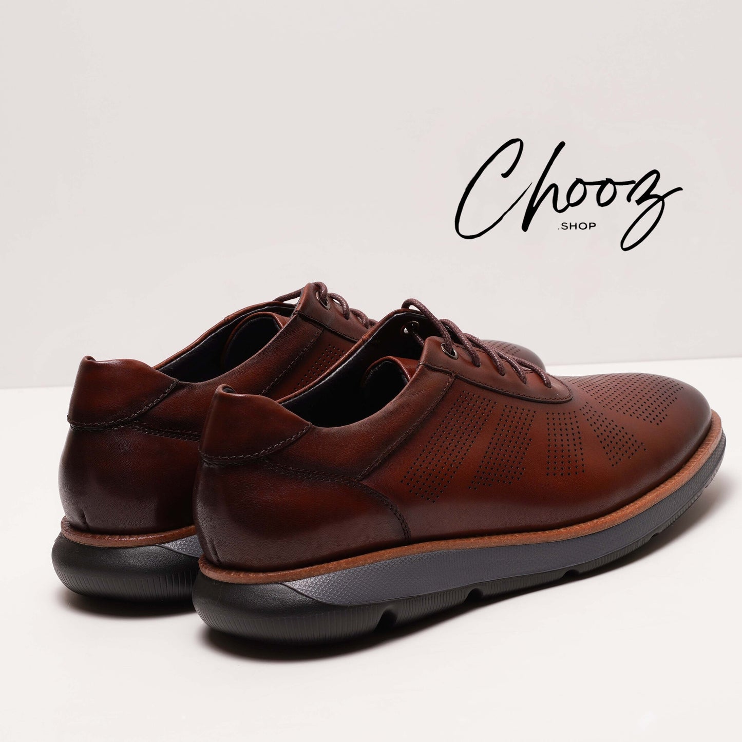 Fabio Lorenzi Réf: Y280-003 Brown Chaussure Cuir Semelle polyuréthane