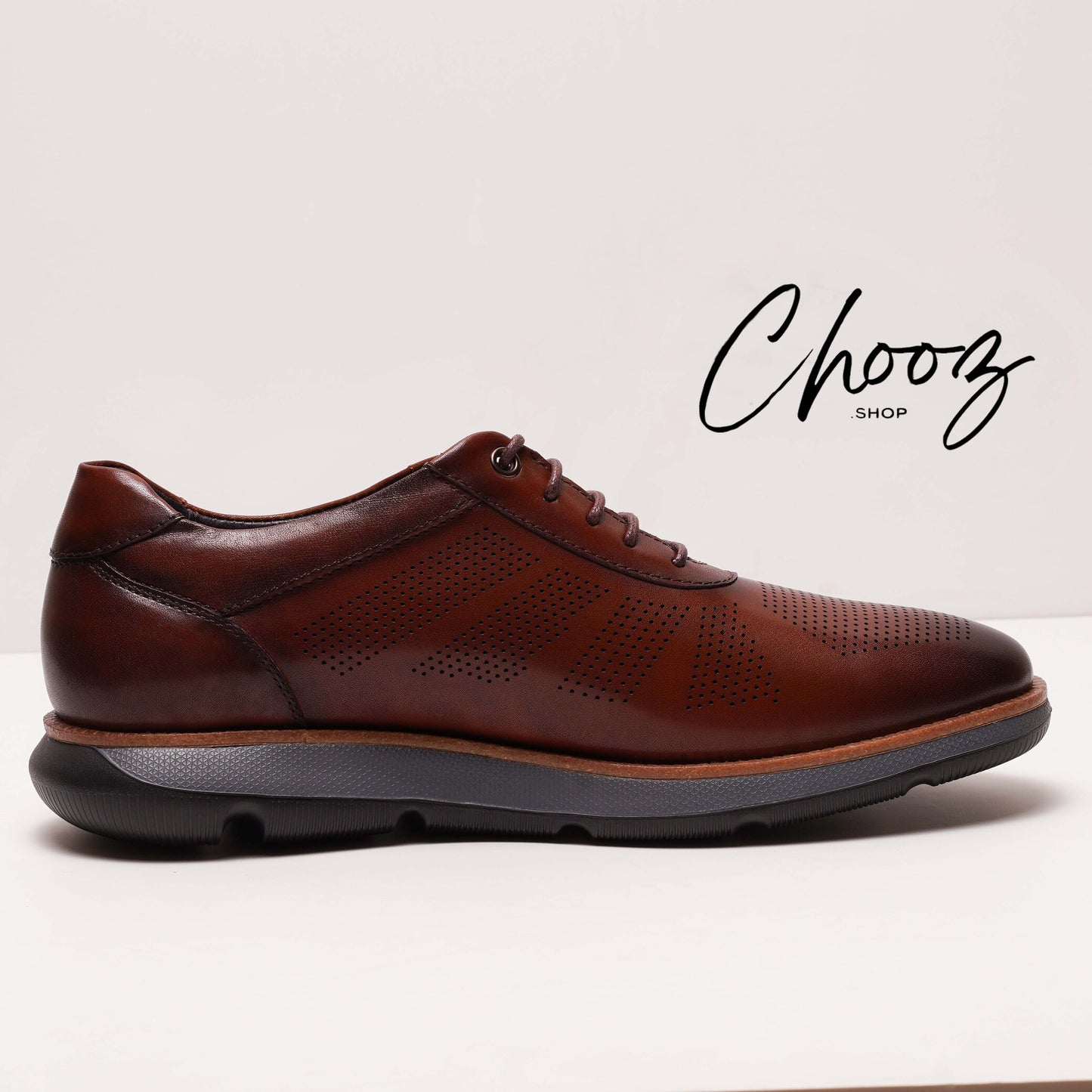 Fabio Lorenzi Réf: Y280-003 Brown Chaussure Cuir Semelle polyuréthane