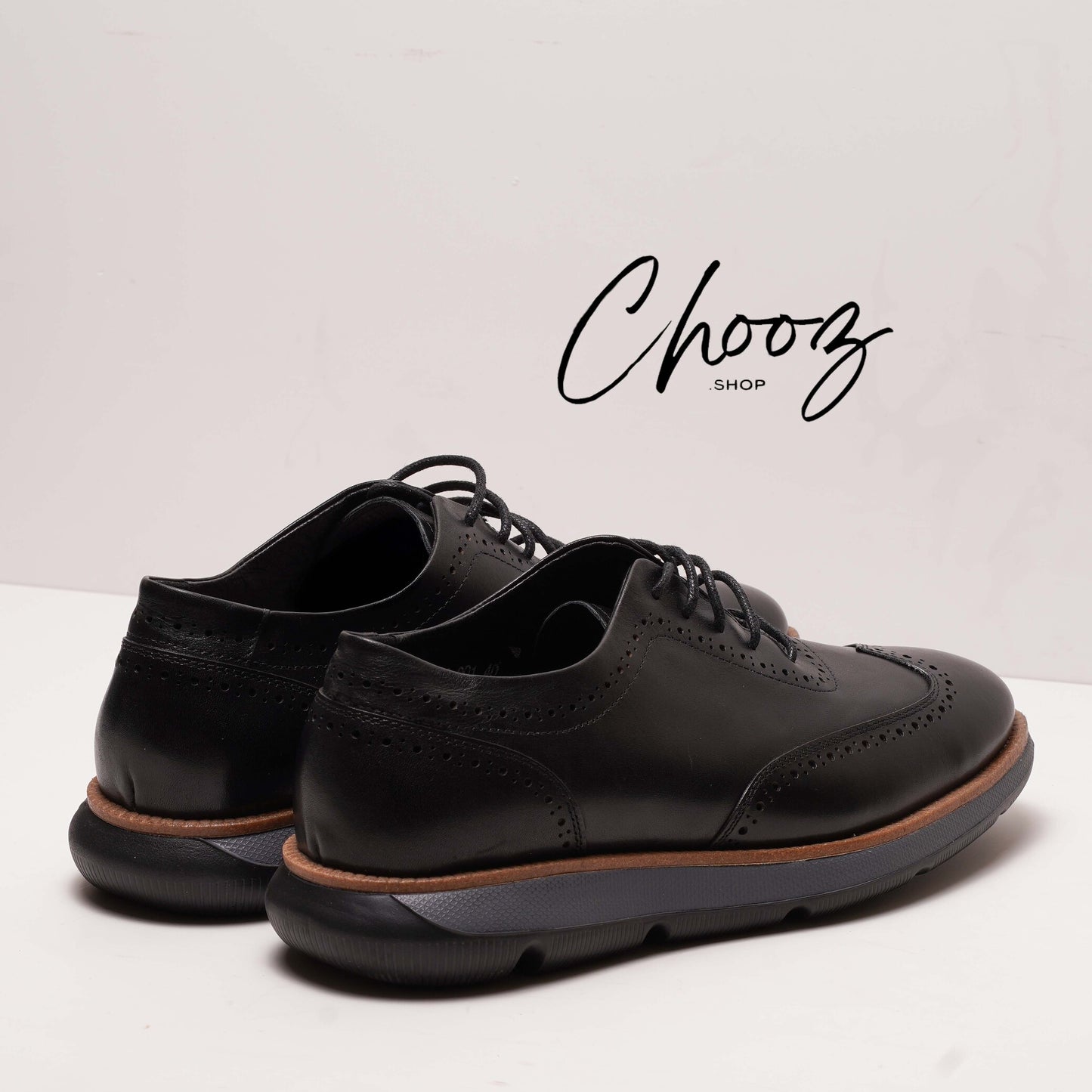 Fabio Lorenzi Réf: Y280-001 Noir Chaussure Cuir Semelle polyuréthane