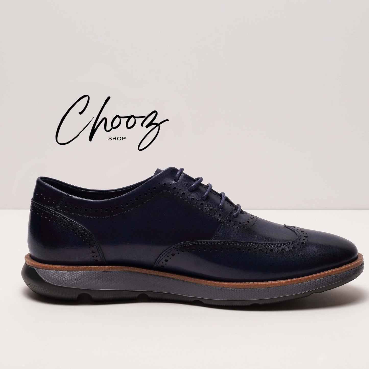 Fabio Lorenzi Réf: Y280-001 Bleu Nuit Chaussure Cuir Semelle polyuréthane