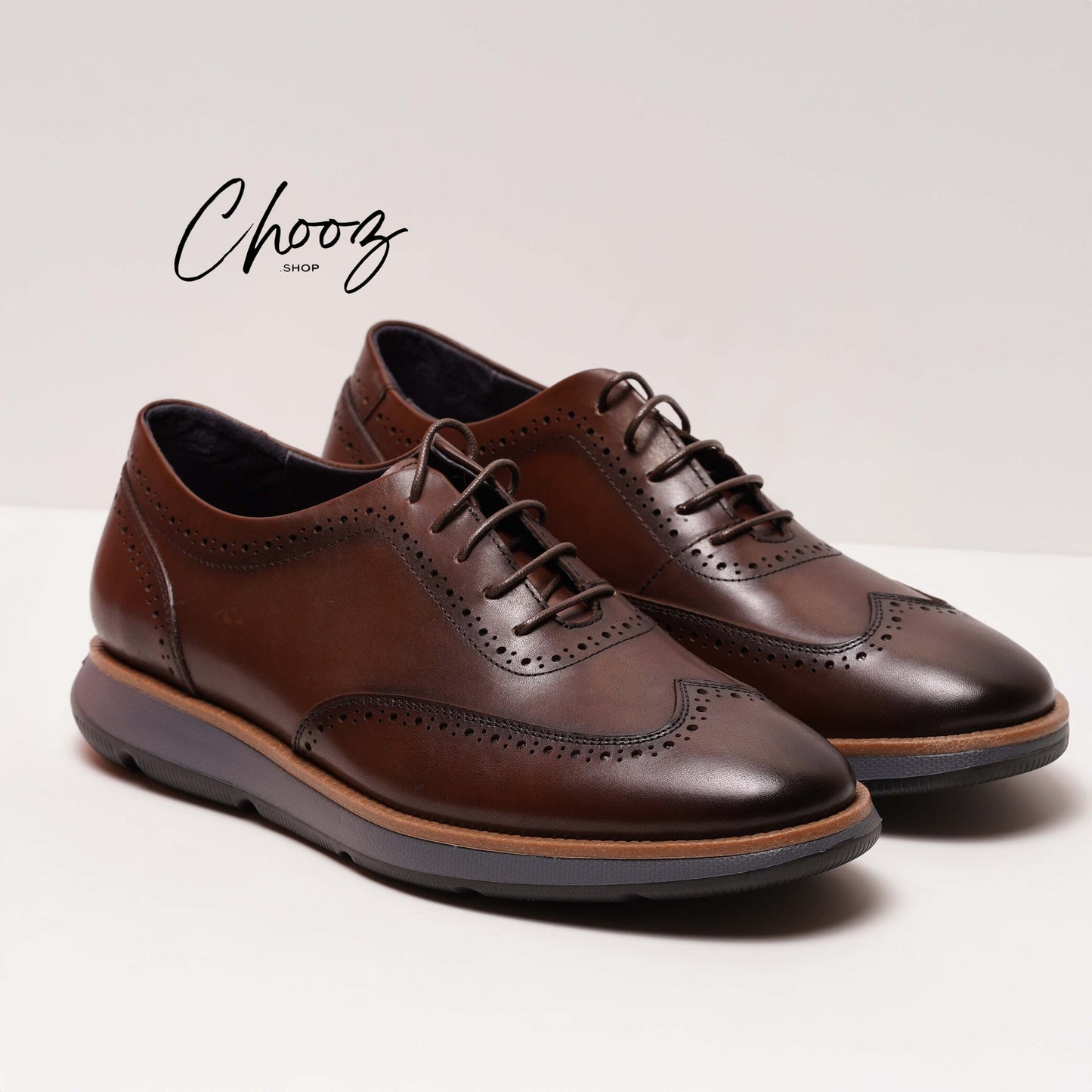 Fabio Lorenzi Réf: Y280-001 Coffee Chaussure Cuir Semelle polyuréthane