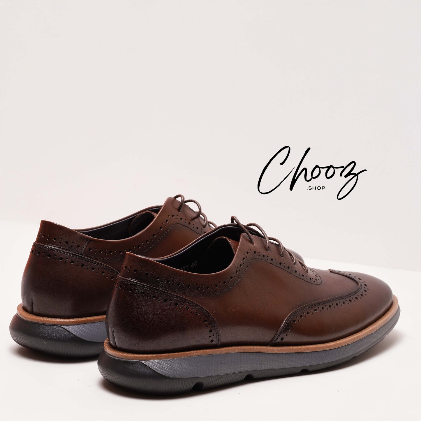 Fabio Lorenzi Réf: Y280-001 Coffee Chaussure Cuir Semelle polyuréthane