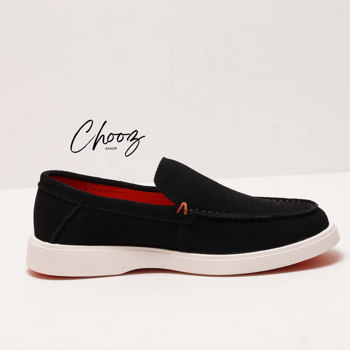 Fabio Lorenzi Réf:T7111 Noir Semelle polyuréthane, vrai daim