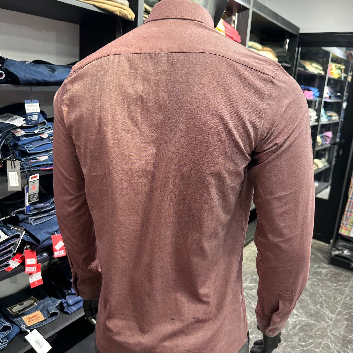 Chemise BARRICHELLO 100% COTON Crevette