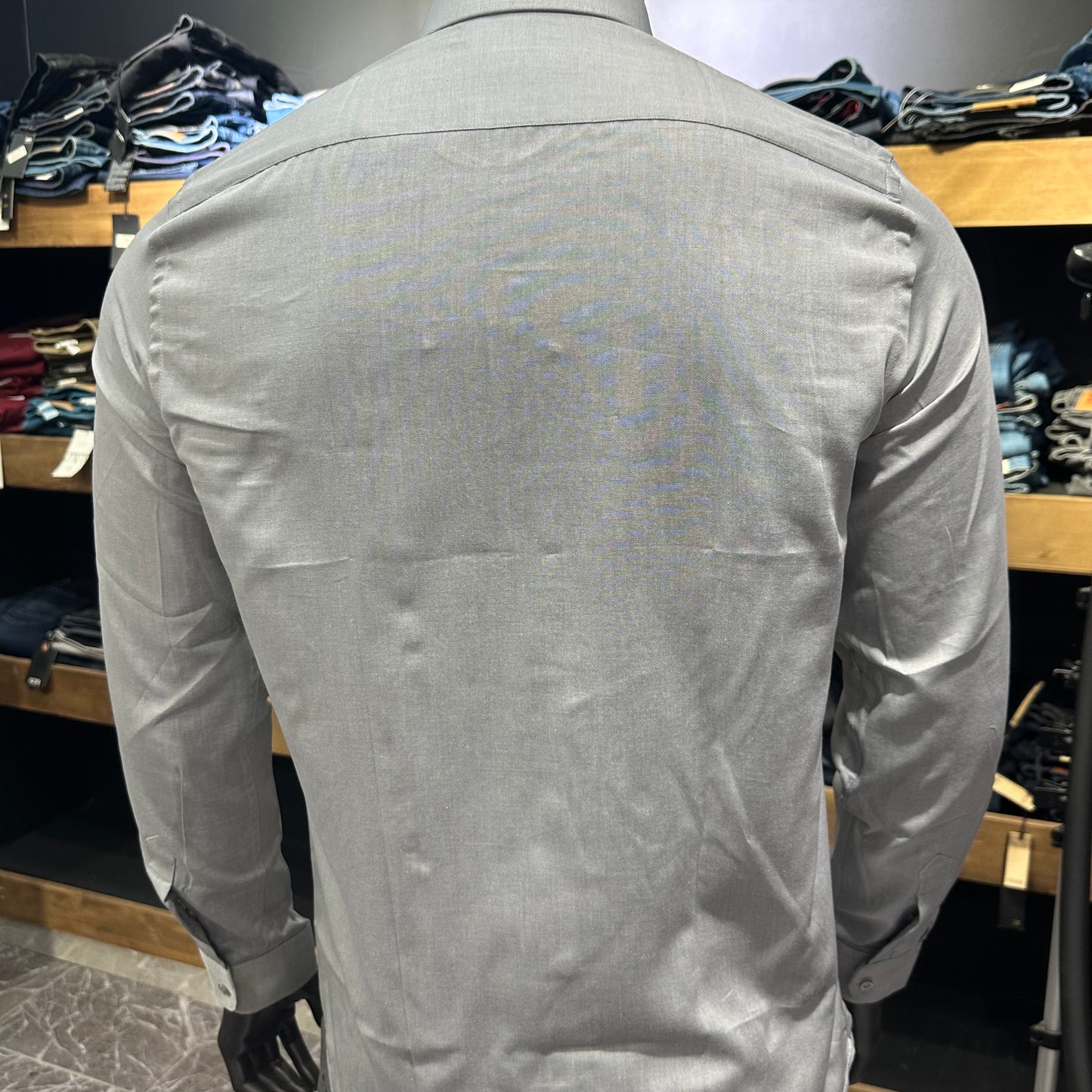 Chemise BARRICHELLO 100% Coton Grise