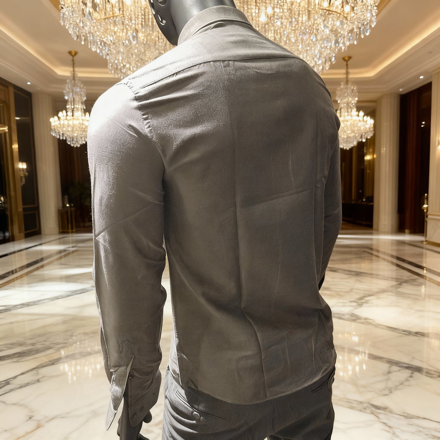 Chemise Piquadro Milano Grise