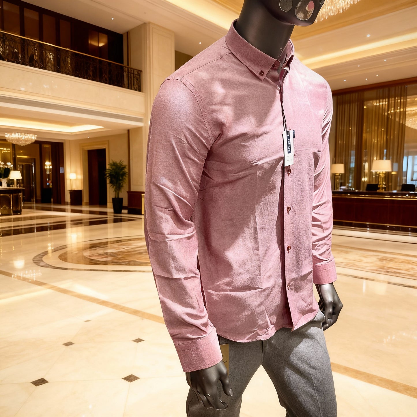 Chemise Piquadro Milano Rose Crevette