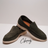 Old Money Mocassin 091 Camoscio Vert made in Italy