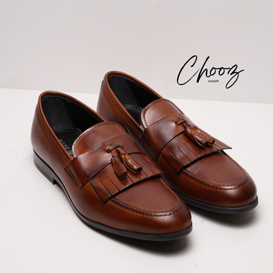 Monk con frangia Marrone Made in Italy