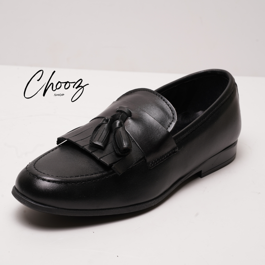 Monk con frangia Nero Made in Italy