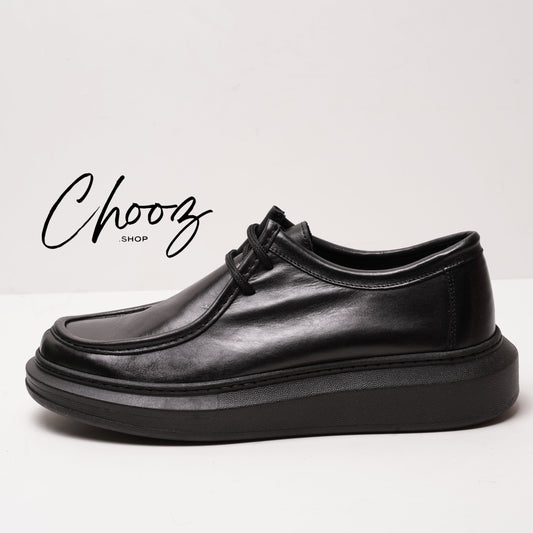Leather V.F Shoes Noir Made in Italy
