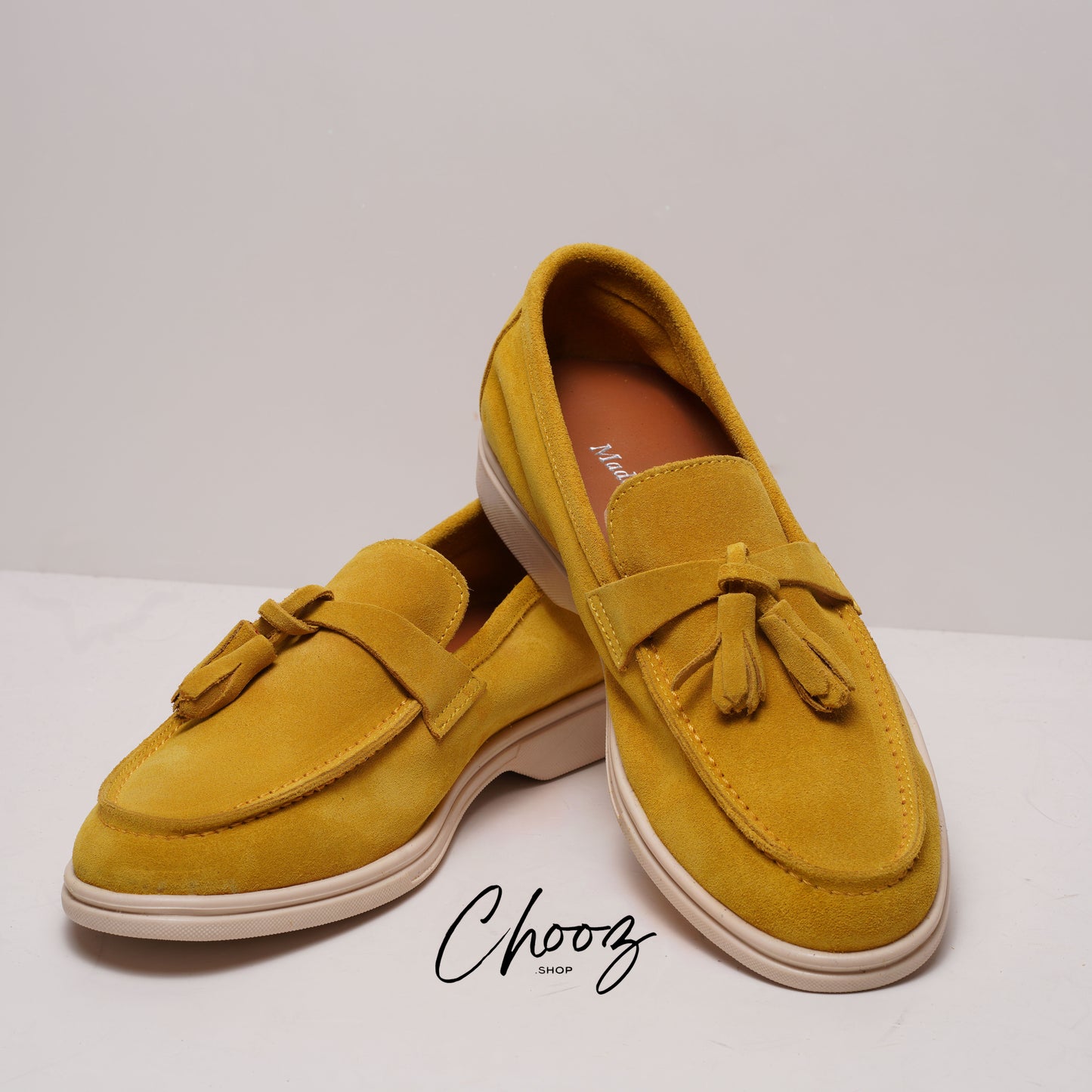 Old Money Mocassin 093 Camoscio Jaune made in Italy