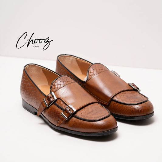 Monk doppia fibbia Marrone Made in Italy