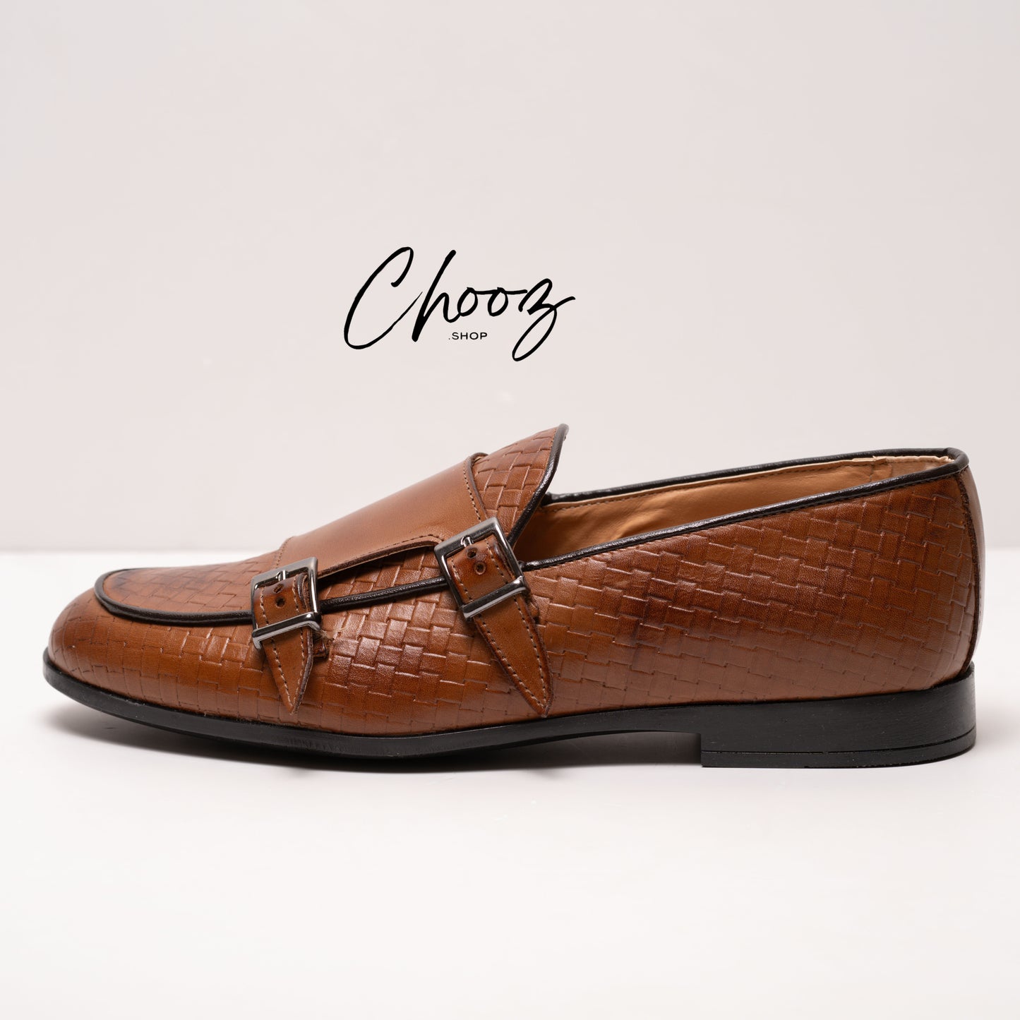 Monk doppia fibbia Marrone Made in Italy