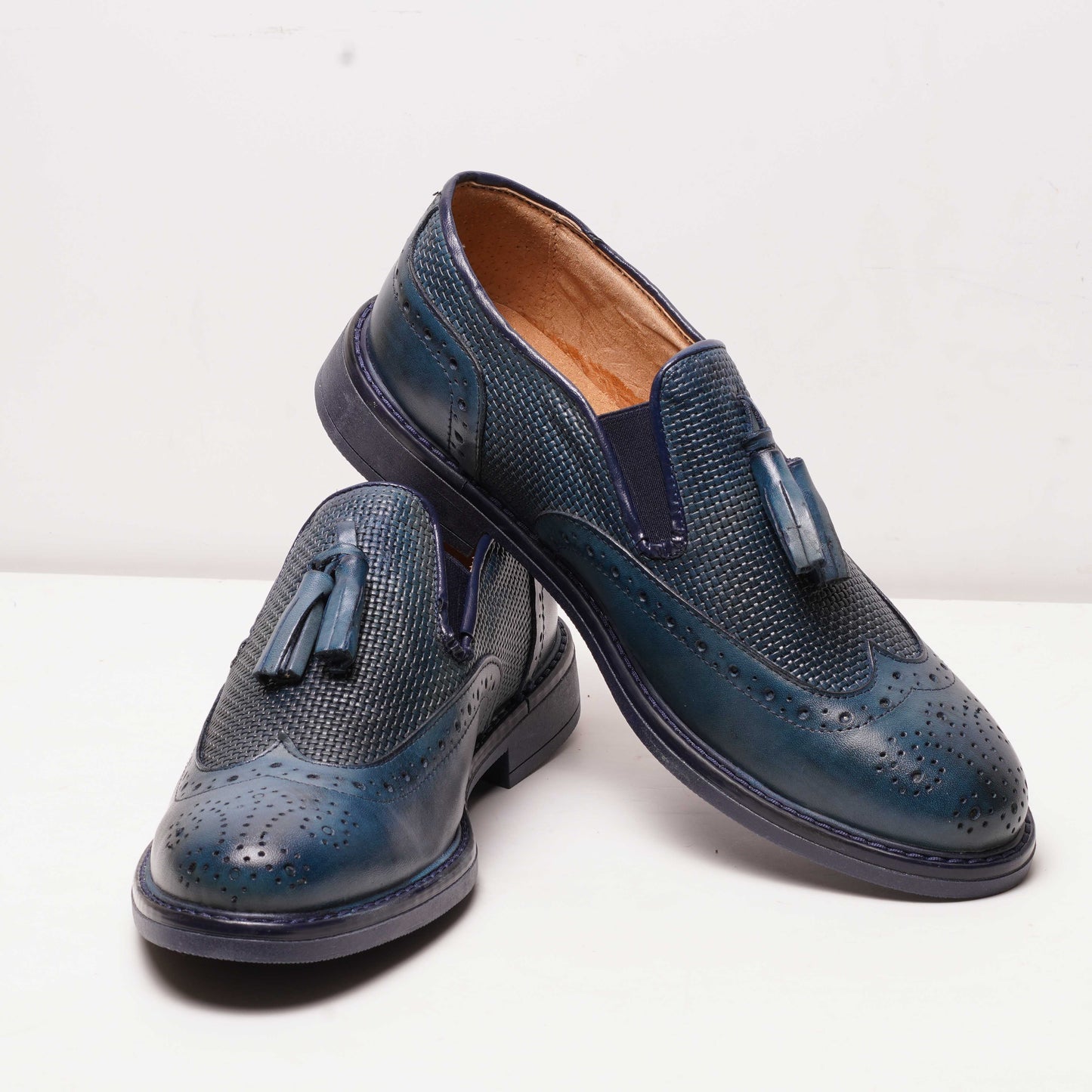 Frank Paul Shoes Blue Made in Italy Blue