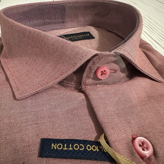 Chemise BARRICHELLO 100% COTON Crevette