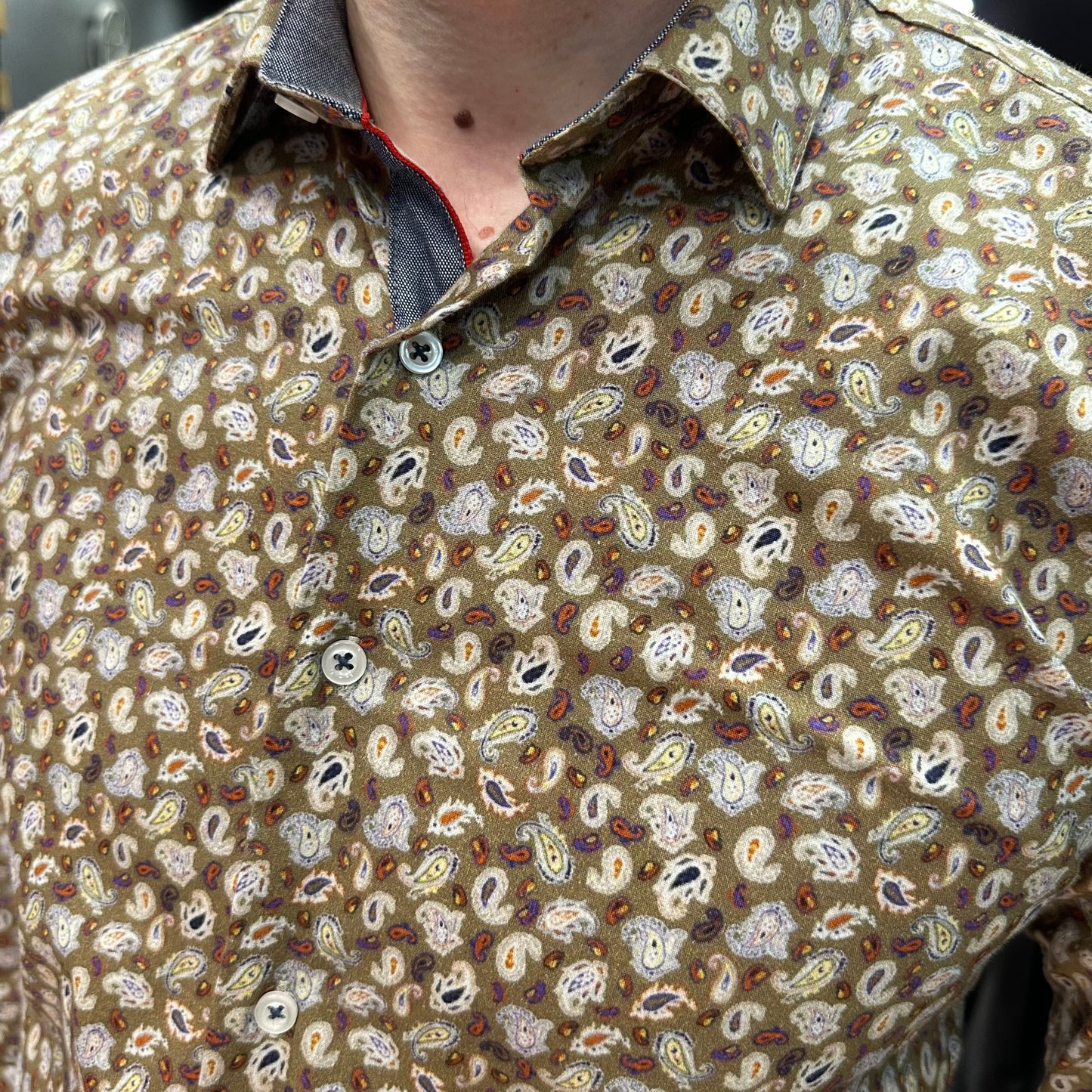 Yves Enzo Paris 97%Cotton 3%Elasthane Ref : T20 Color 6 Marron