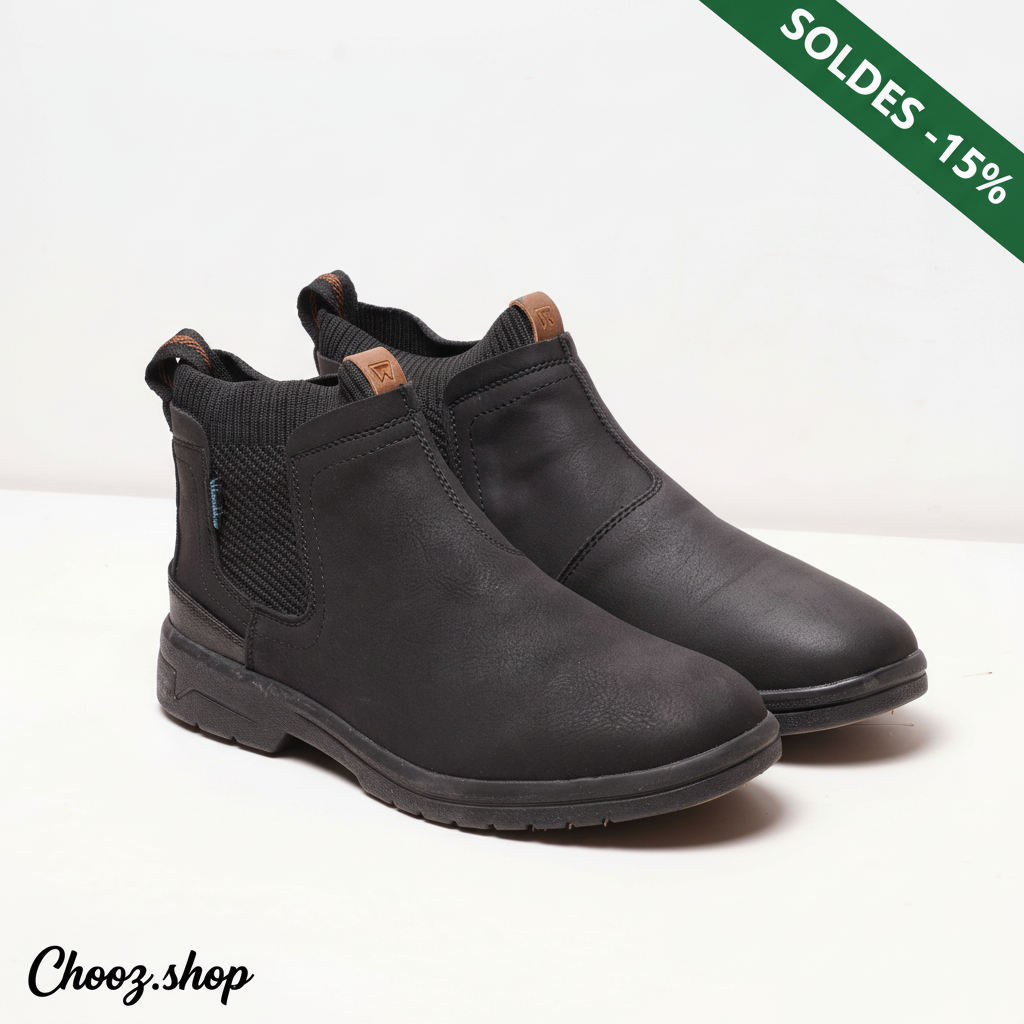 Bannière soldes bottines Chelsea Wrangler -15%