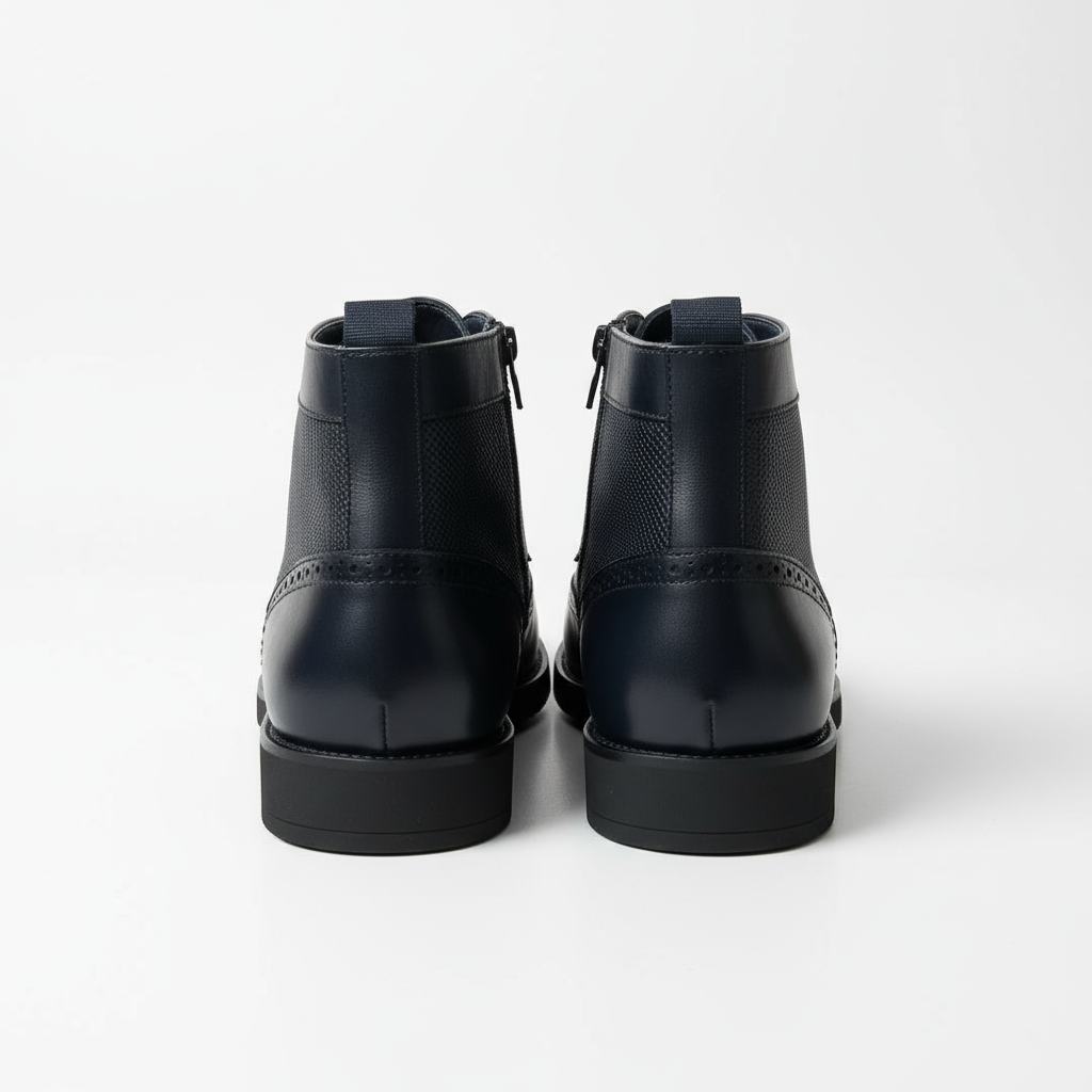 Boots bleu nuit arrière