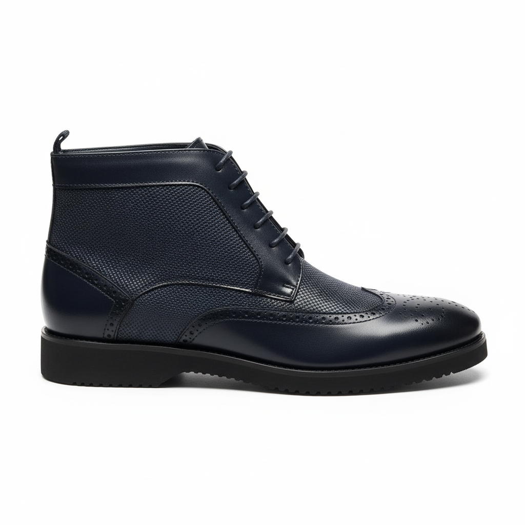 Boots bleu nuit profil
