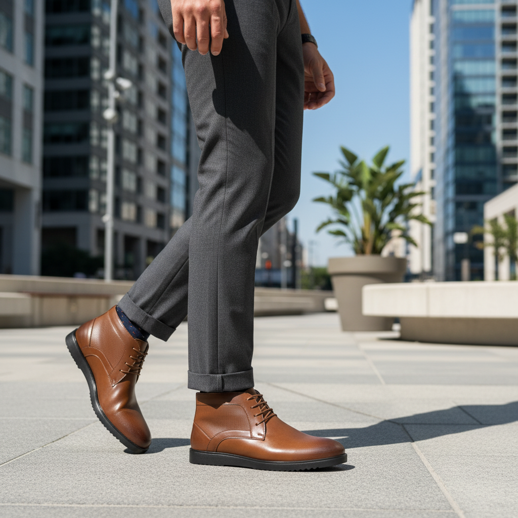 Boots marron lifestyle