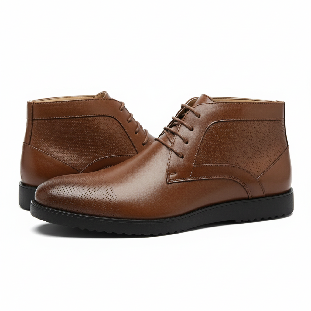 Boots marron profil