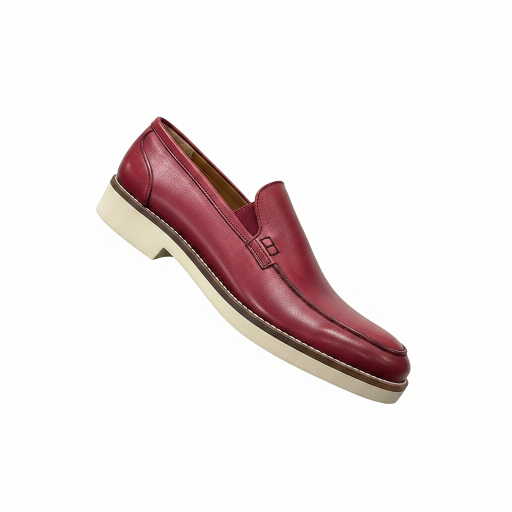 Burgundy Slip-on Sole