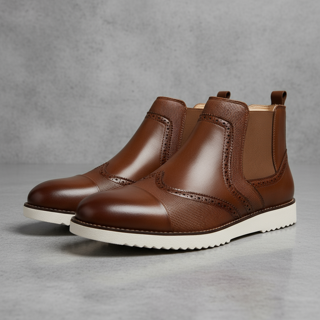 Chelsea boots fond béton