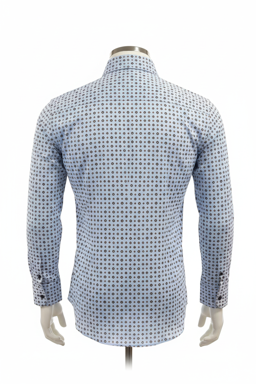 Chemise blanche vue de dos