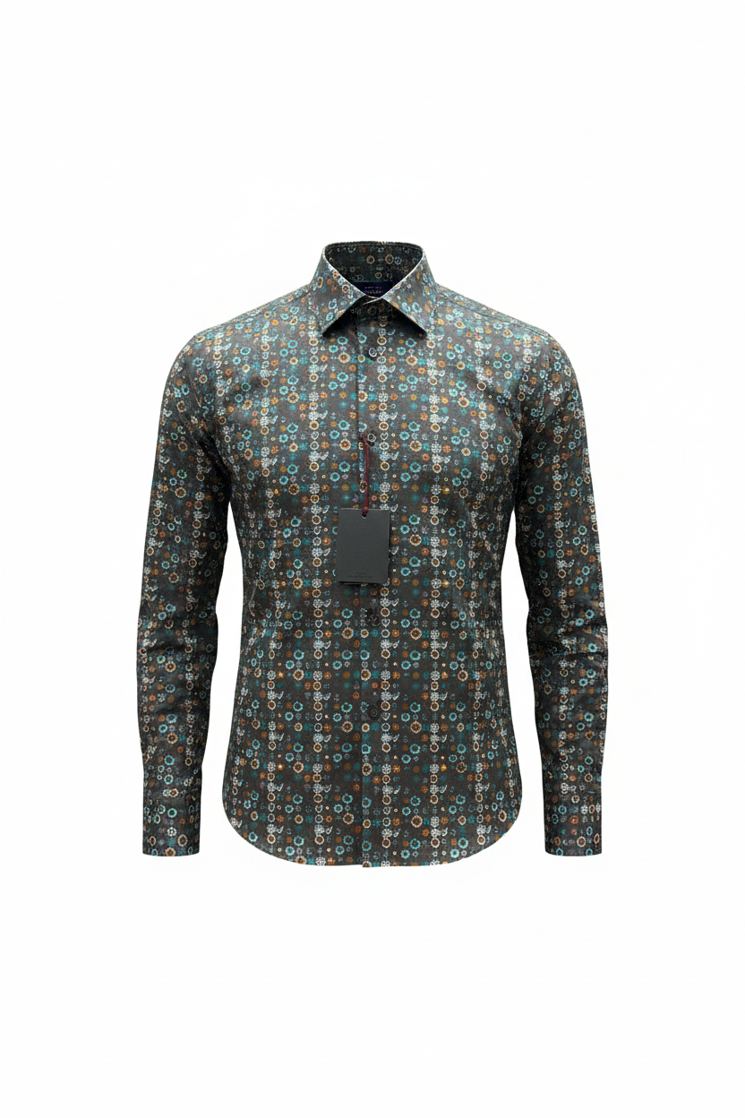 Chemise florale vue de face