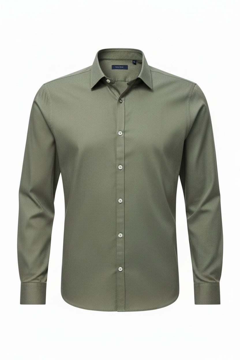 Chemise kaki corrigée