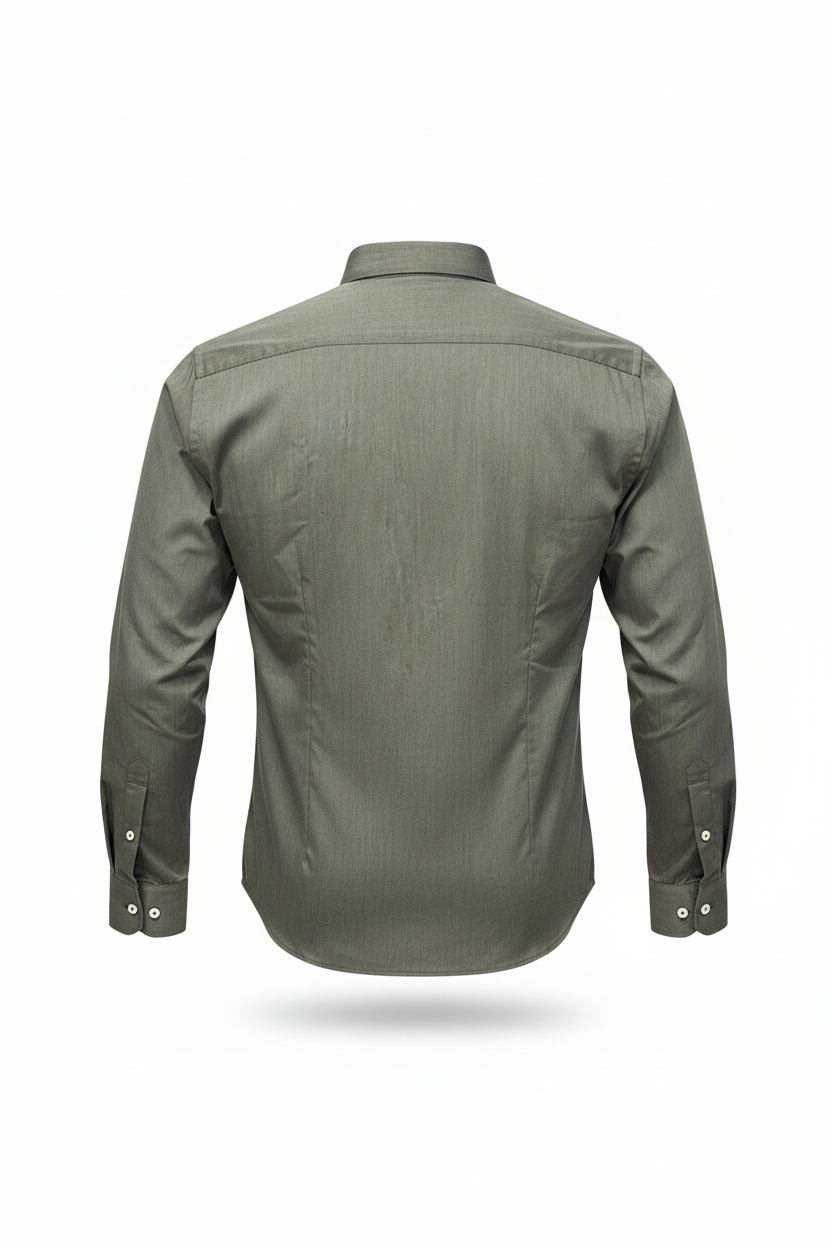 Chemise kaki dos