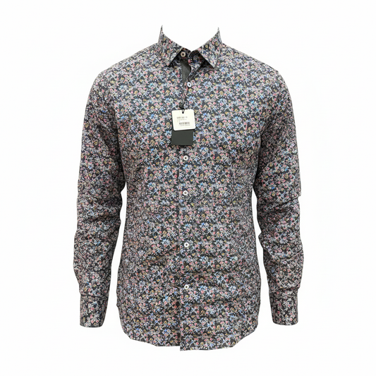 Chemise liberty grise vue de face