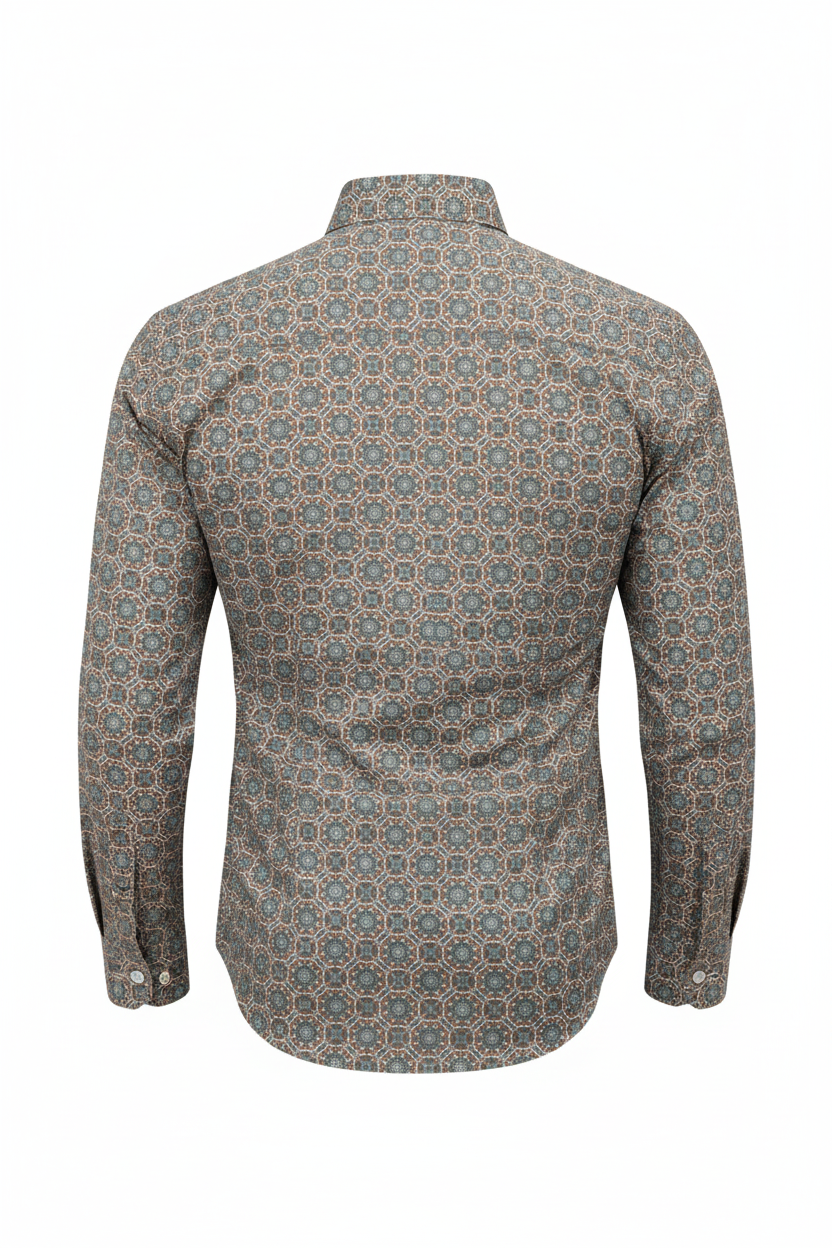 Chemise mandala vue de dos