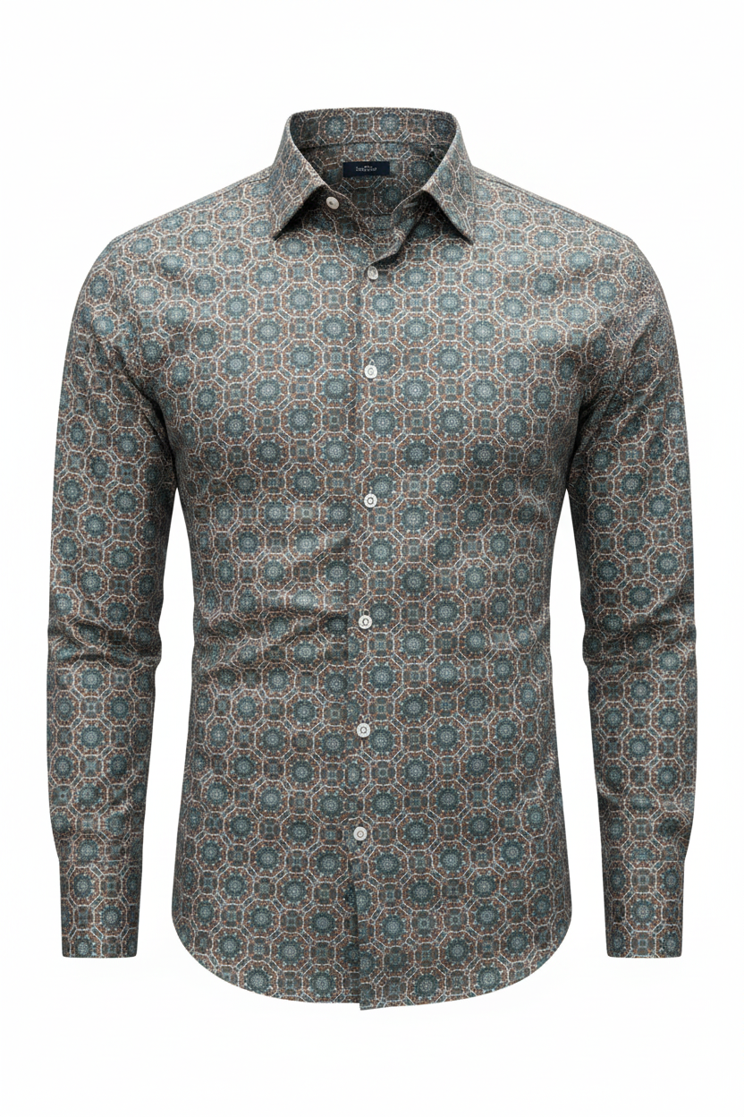 Chemise mandala vue de face