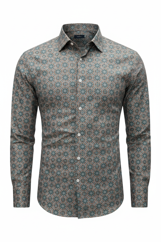 Chemise mandala vue de face