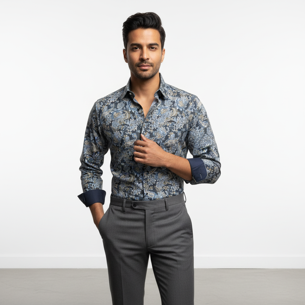 Chemise paisley lifestyle